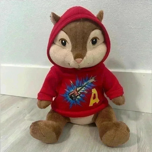 Build A Bear Alvin Chipmunk Plush Toy - Picture 1 of 5